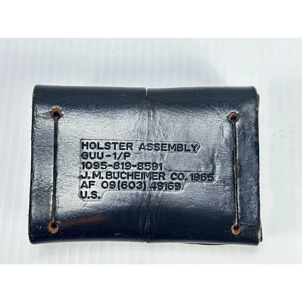 1965‎ J.M. Bucheimer GUU-1/P Holster Assembly Vintage U.S. 1095-819-8591